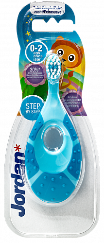Зубная щетка для детей от 0 до 2-х лет Jordan Step by Step 0-2 