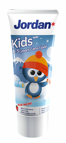 Зубная паста Jordan Kids для детей от 0 до 6 лет 50мл