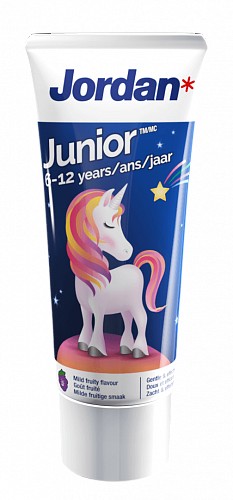 Зубная паста  Jordan Junior для детей с 6 до 12 лет  50мл
